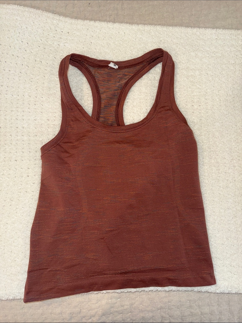 lululemon athletica Women’s Racerback Tank - Rust Brown